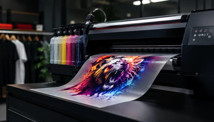 Impression DTF couleur sur textile